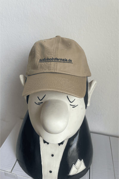 No fax given Cap, beige - Vino Infernale