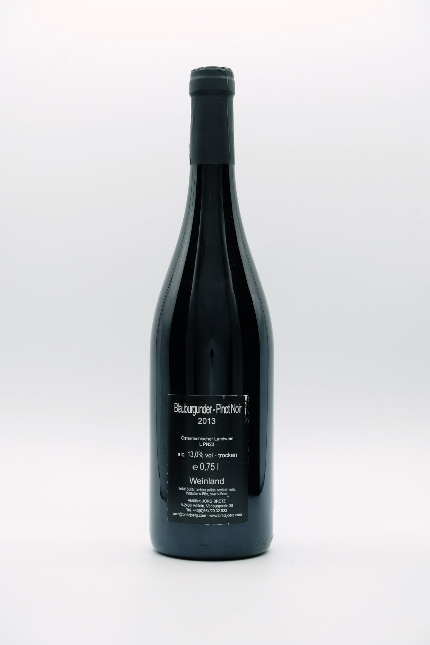 2013 - "Pinot Noir (Blauburgunder)", Jörg Bretz