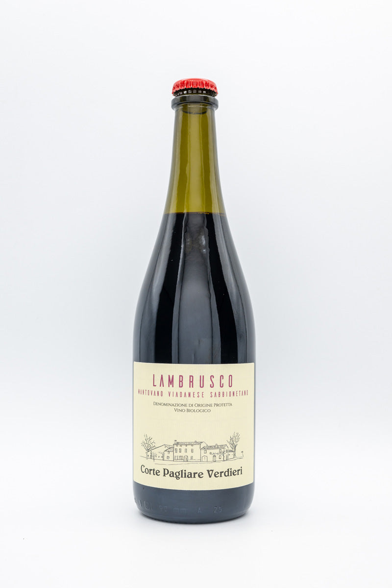 Lambrusco Voadanese von Corte Pagliare aus der Lombardei in Italien