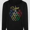 Olympic Grapes Hoodie, black