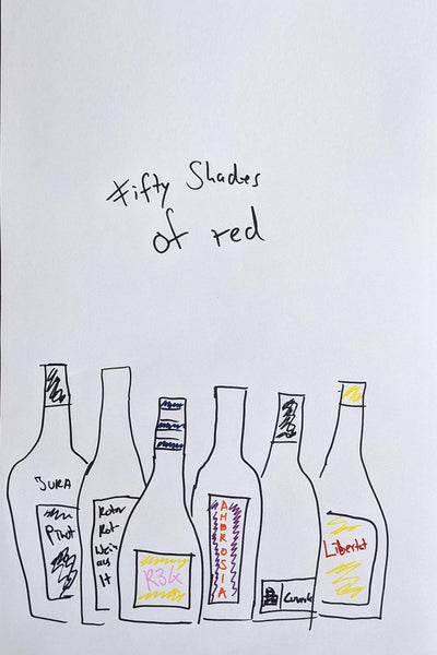 "Fifty shades of red" - Weinpaket